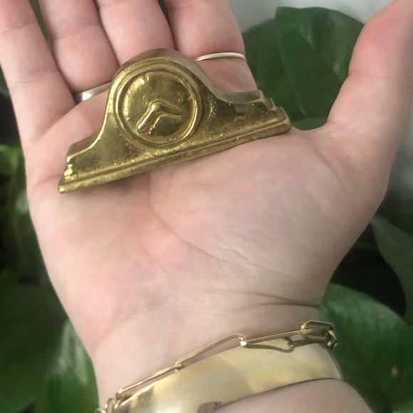 Solid Brass Decorative Clock Topper Made in Canada - Picture 3 of 7